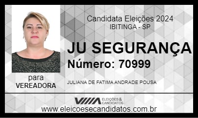 Candidato JU SEGURANÇA 2024 - IBITINGA - Eleições