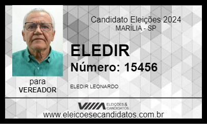 Candidato ELEDIR 2024 - MARÍLIA - Eleições