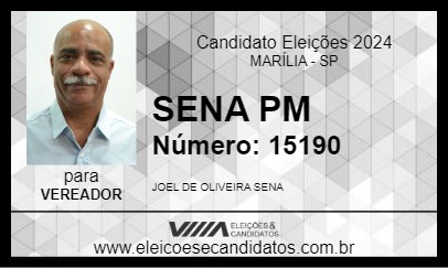 Candidato SENA PM 2024 - MARÍLIA - Eleições