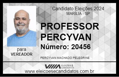 Candidato PROFESSOR PERCYVAN 2024 - MARÍLIA - Eleições