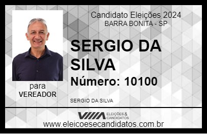 Candidato SERGIO DA SILVA 2024 - BARRA BONITA - Eleições