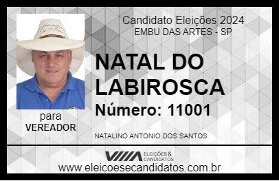 Candidato NATAL DO LABIROSCA 2024 - EMBU DAS ARTES - Eleições