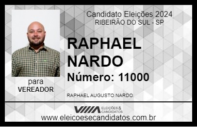 Candidato RAPHAEL NARDO 2024 - RIBEIRÃO DO SUL - Eleições