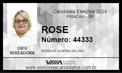 Candidato ROSE 2024 - PIRACAIA - Eleições