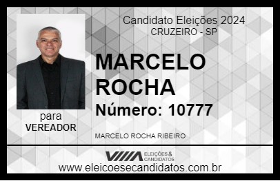 Candidato MARCELO ROCHA 2024 - CRUZEIRO - Eleições