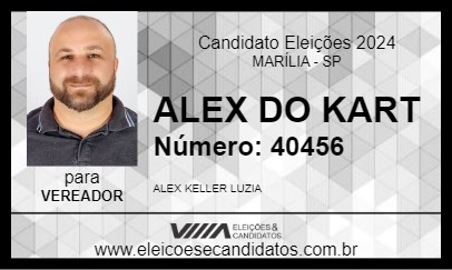 Candidato ALEX DO KART 2024 - MARÍLIA - Eleições