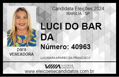 Candidato LUCI DO QUEIJO 2024 - MARÍLIA - Eleições