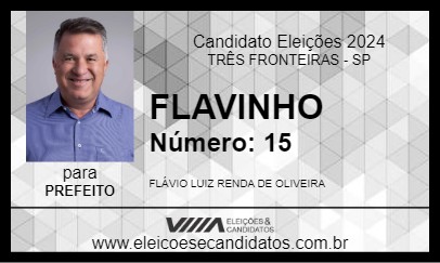 Candidato FLAVINHO 2024 - TRÊS FRONTEIRAS - Eleições