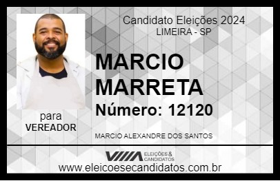 Candidato MARCIO MARRETA 2024 - LIMEIRA - Eleições