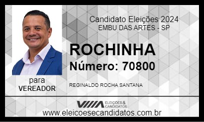 Candidato ROCHINHA 2024 - EMBU DAS ARTES - Eleições