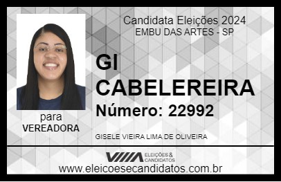 Candidato GI CABELEREIRA 2024 - EMBU DAS ARTES - Eleições