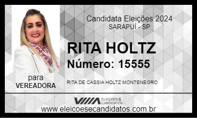 Candidato RITA HOLTZ 2024 - SARAPUÍ - Eleições