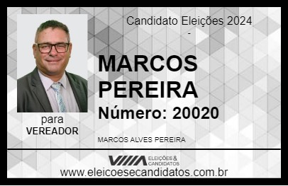 Candidato MARCOS PEREIRA 2024 - PIRACAIA - Eleições