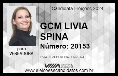 Candidato LIVIA SPINA 2024 - PIRACAIA - Eleições