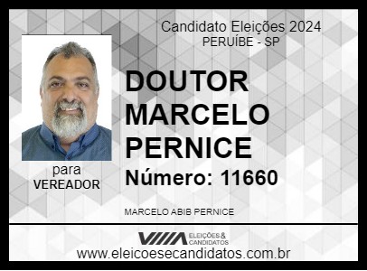 Candidato DOUTOR MARCELO PERNICE 2024 - PERUÍBE - Eleições