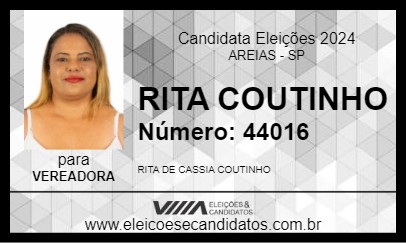 Candidato RITA COUTINHO 2024 - AREIAS - Eleições