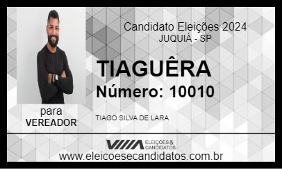 Candidato TIAGUÊRA 2024 - JUQUIÁ - Eleições