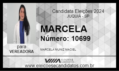 Candidato MARCELA 2024 - JUQUIÁ - Eleições