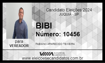 Candidato BIBI 2024 - JUQUIÁ - Eleições