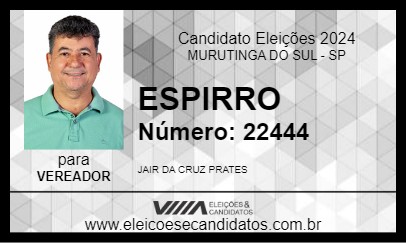 Candidato ESPIRRO 2024 - MURUTINGA DO SUL - Eleições