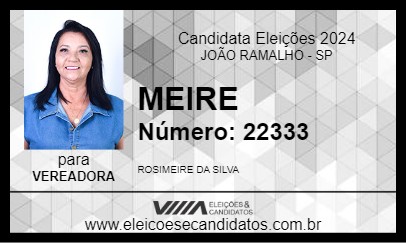 Candidato MEIRE 2024 - JOÃO RAMALHO - Eleições