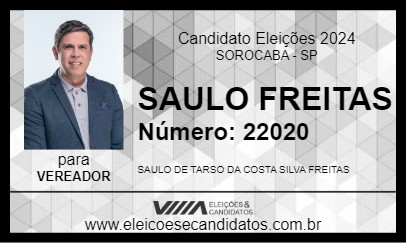 Candidato SAULO FREITAS 2024 - SOROCABA - Eleições