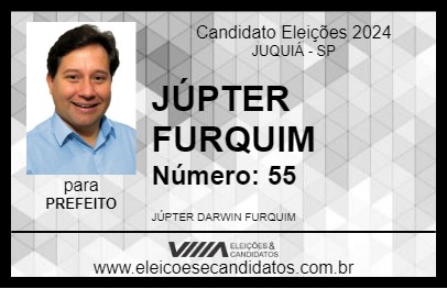 Candidato JÚPTER FURQUIM 2024 - JUQUIÁ - Eleições