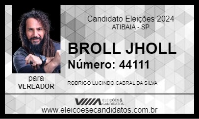 Candidato BROLL JHOLL 2024 - ATIBAIA - Eleições