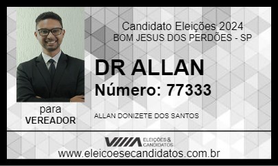 Candidato DR ALLAN 2024 - BOM JESUS DOS PERDÕES - Eleições