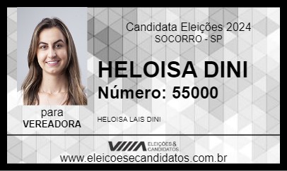 Candidato HELOISA DINI 2024 - SOCORRO - Eleições