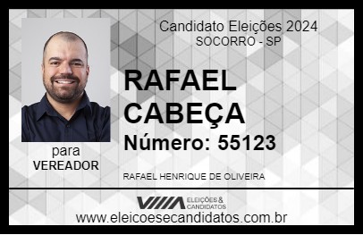 Candidato RAFAEL CABEÇA 2024 - SOCORRO - Eleições