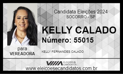 Candidato KELLY CALADO 2024 - SOCORRO - Eleições