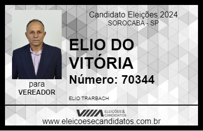 Candidato ELIO DO VITÓRIA 2024 - SOROCABA - Eleições