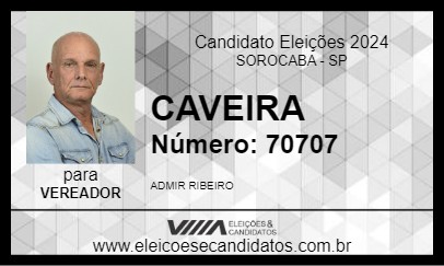 Candidato CAVEIRA 2024 - SOROCABA - Eleições