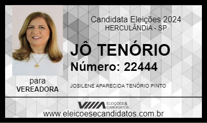 Candidato JÔ TENÓRIO 2024 - HERCULÂNDIA - Eleições