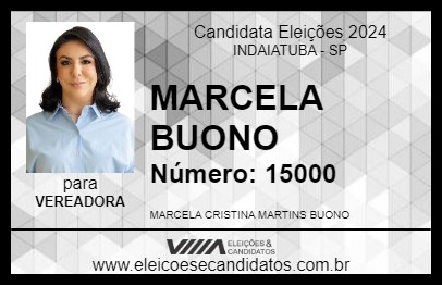 Candidato MARCELA BUONO 2024 - INDAIATUBA - Eleições