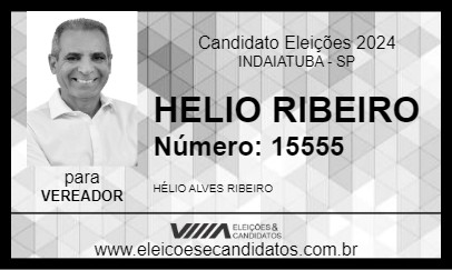 Candidato HELIO RIBEIRO 2024 - INDAIATUBA - Eleições