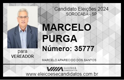 Candidato MARCELO PURGA 2024 - SOROCABA - Eleições