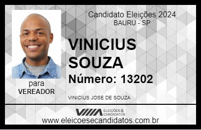 Candidato VINICIUS SOUZA 2024 - BAURU - Eleições