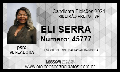 Candidato ELI SERRA 2024 - RIBEIRÃO PRETO - Eleições