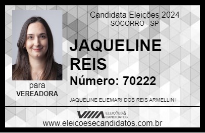 Candidato JAQUELINE REIS 2024 - SOCORRO - Eleições