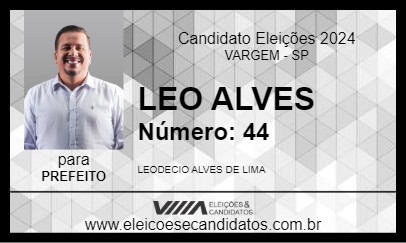 Candidato LEO ALVES 2024 - VARGEM - Eleições