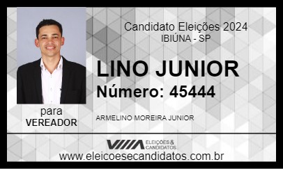 Candidato LINO JUNIOR 2024 - IBIÚNA - Eleições