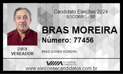 Candidato BRAS MOREIRA 2024 - SOCORRO - Eleições