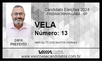 Candidato VELA 2024 - PINDAMONHANGABA - Eleições