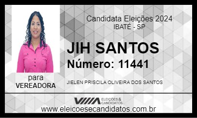 Candidato JIH SANTOS 2024 - IBATÉ - Eleições