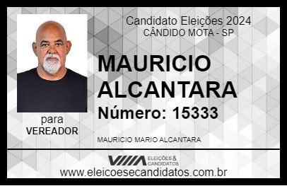 Candidato MAURICIO ALCANTARA 2024 - CÂNDIDO MOTA - Eleições