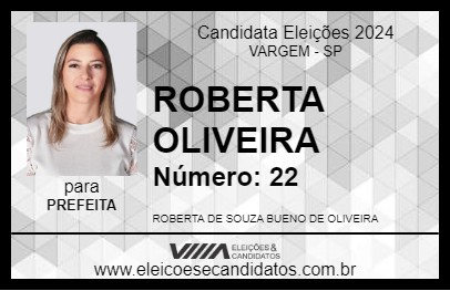 Candidato ROBERTA OLIVEIRA 2024 - VARGEM - Eleições