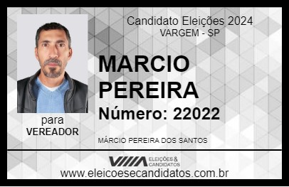 Candidato MARCIO PEREIRA 2024 - VARGEM - Eleições