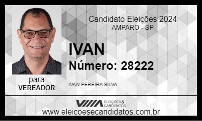 Candidato IVAN 2024 - AMPARO - Eleições